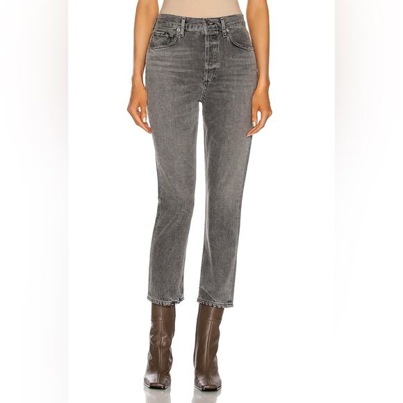 Agolde Denim - AGOLDE Riley High Rise Straight Crop Jeans (size 29)